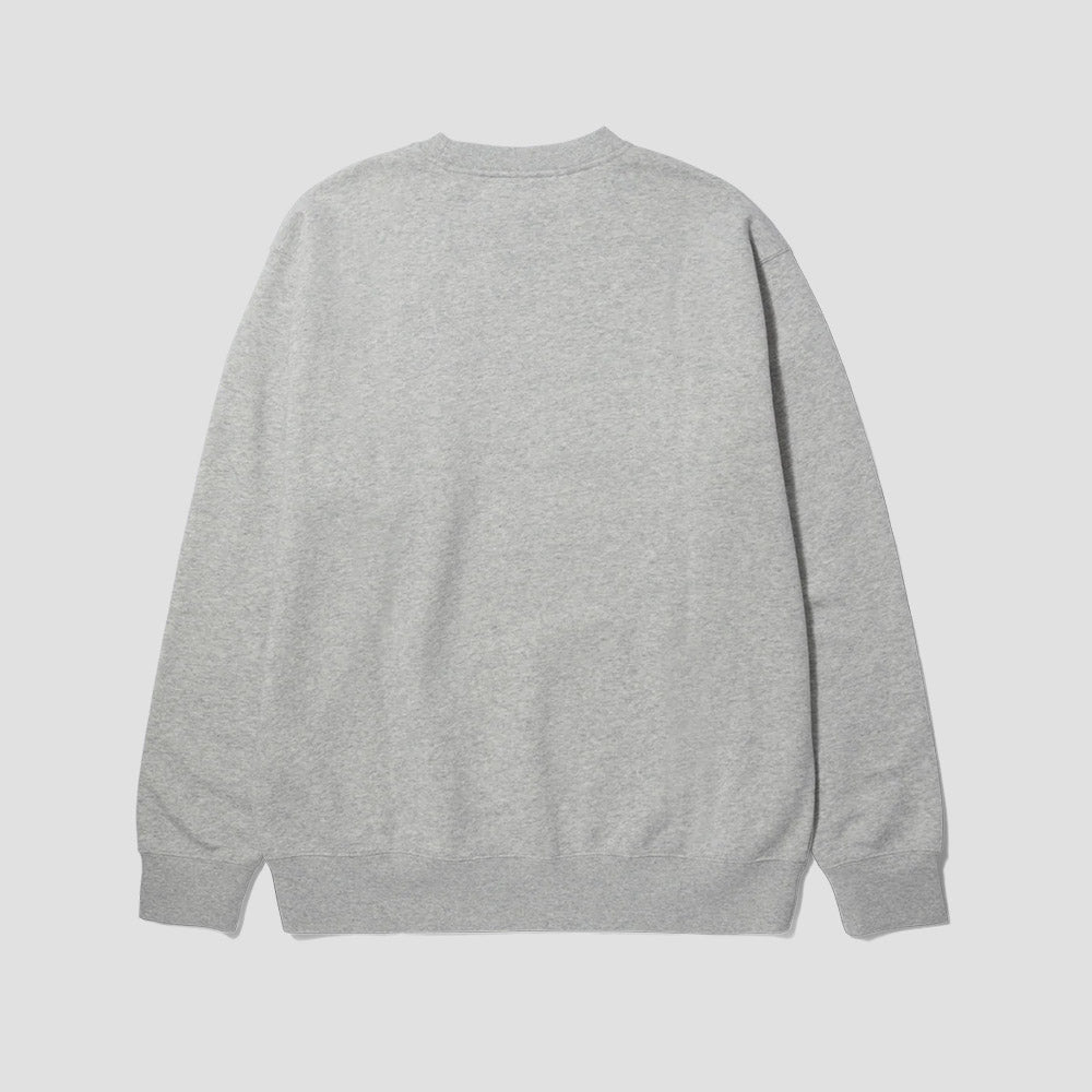 Huf Set Triple Triangle Crewneck Heather Grey