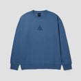 Load image into Gallery viewer, Huf Set Triple Triangle Crewneck Slate Blue
