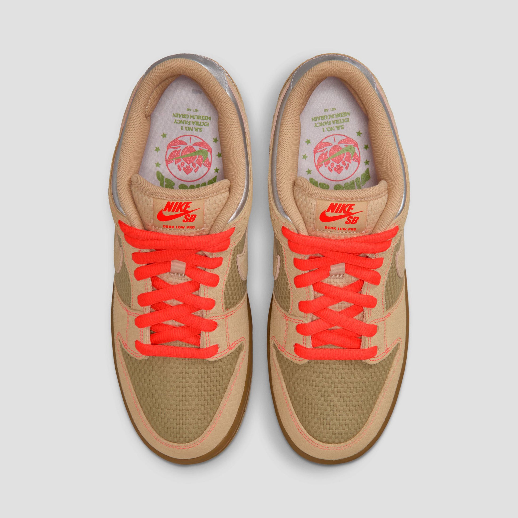 Nike SB Dunk Low Pro Skate Shoes Canvas / Vachetta / Tan / Parachute Beige