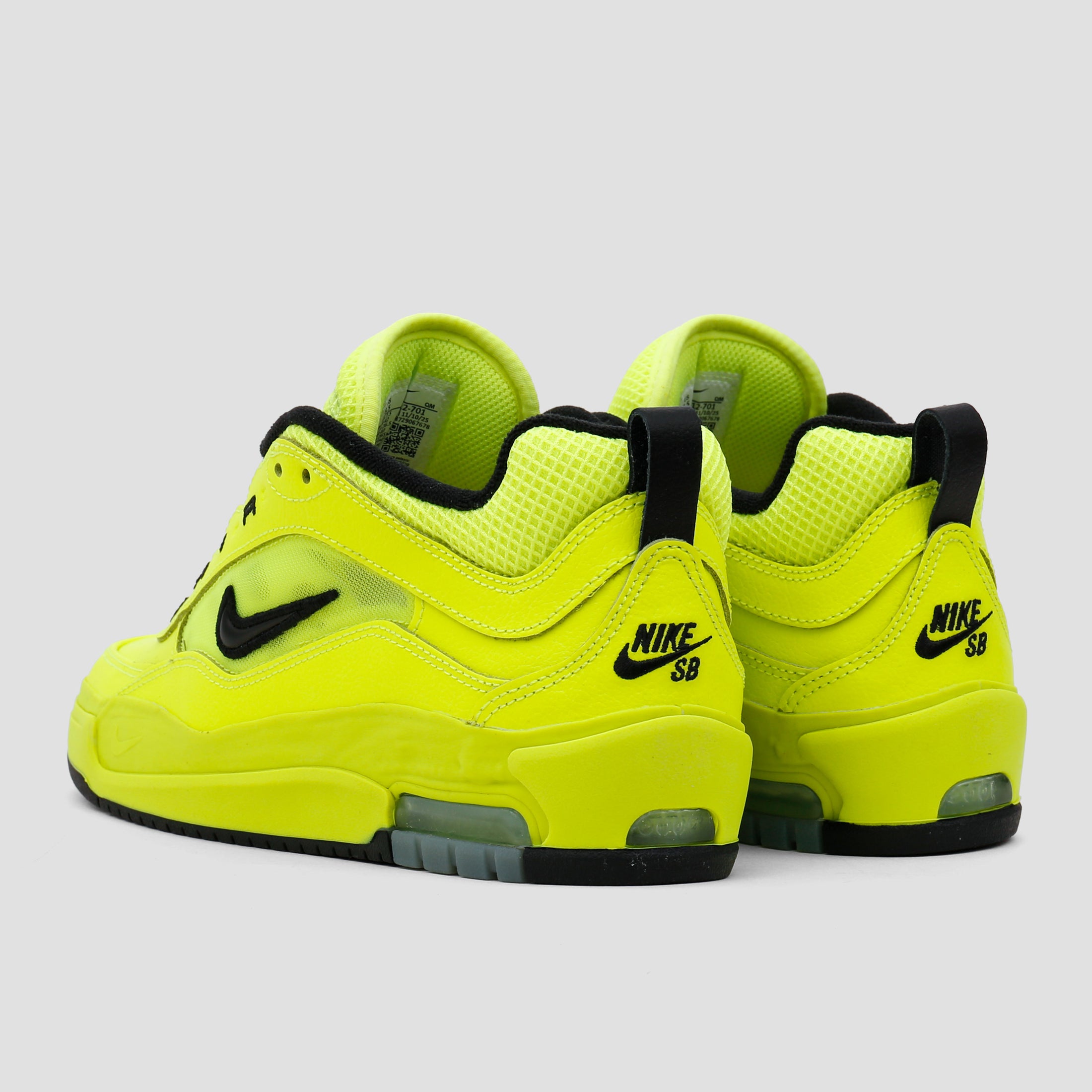 Nike Air Max Ishod Skate Shoes Premium Volt / Black