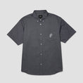 Load image into Gallery viewer, HUF Icarus Shortsleeve Oxford Shirt Washed Black
