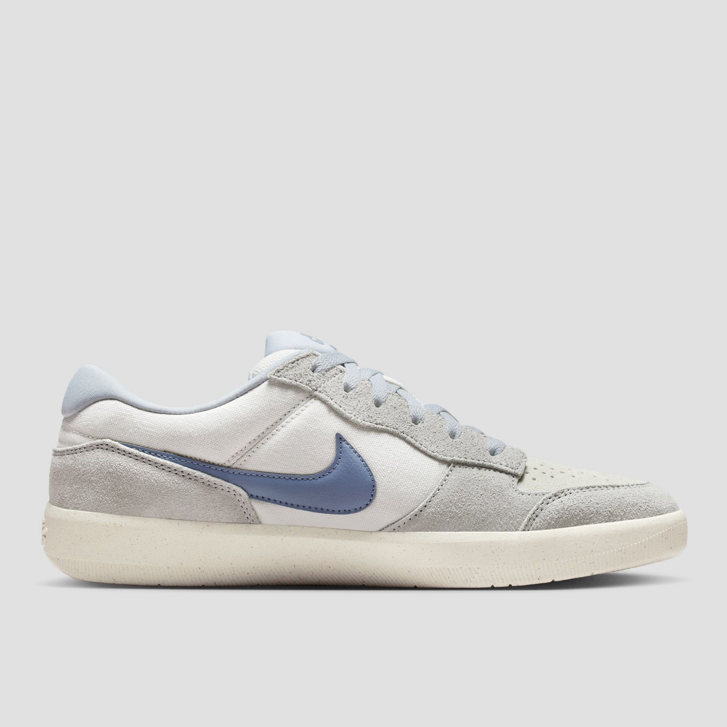 nike sb delta force white & navy skate shoes