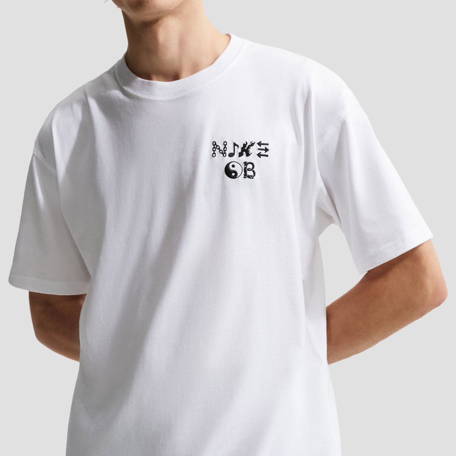 Nike SB Stickers Skate T-Shirt White
