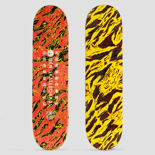 Evisen 8.75 Takada Tiger Skateboard Deck Yellow