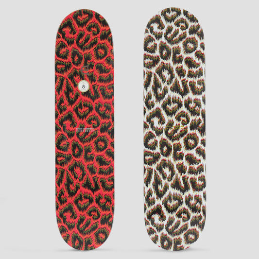 Evisen 8.25 Fire Leopard Skateboard Deck