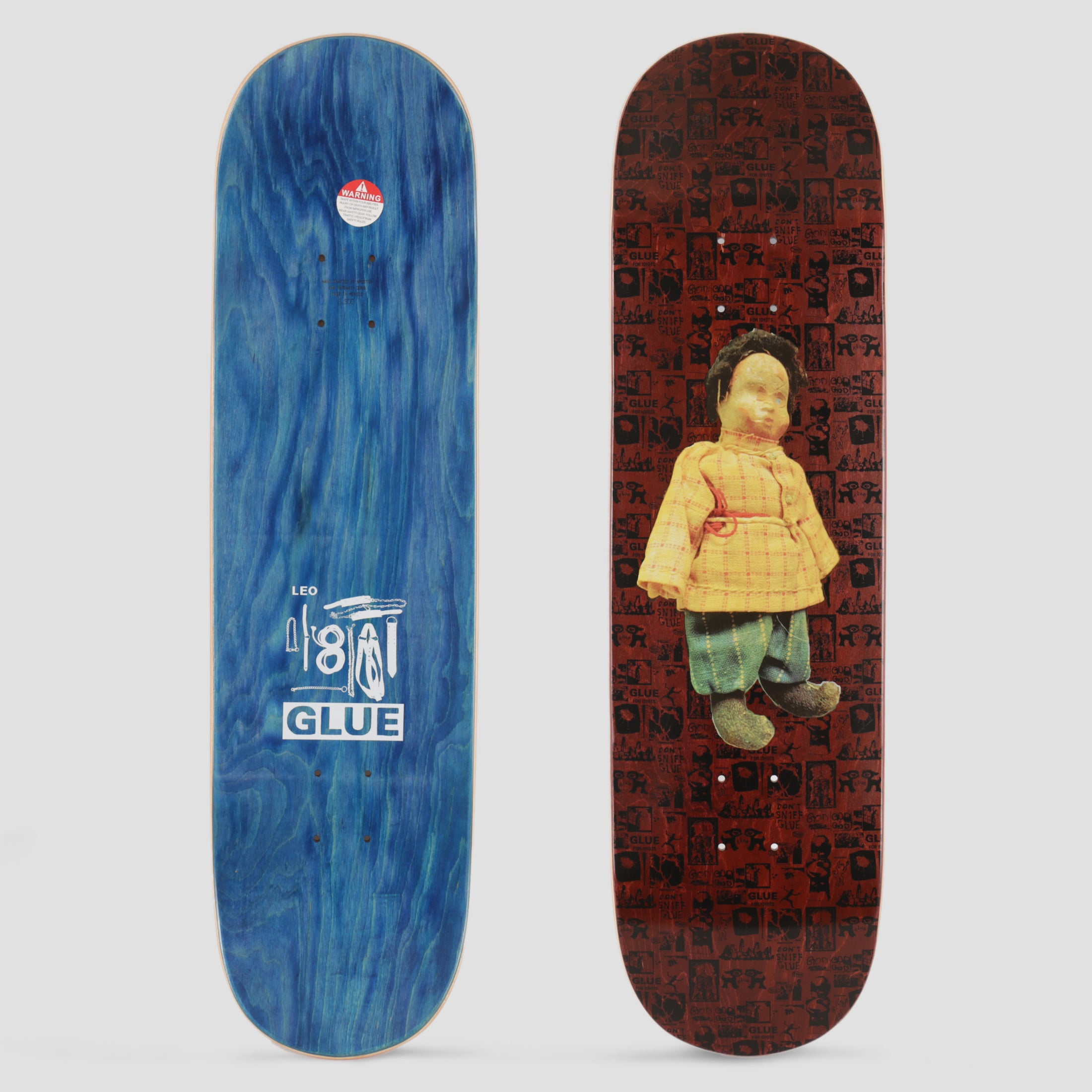 Glue 8.5 Baker Flea 2 Skateboard Deck