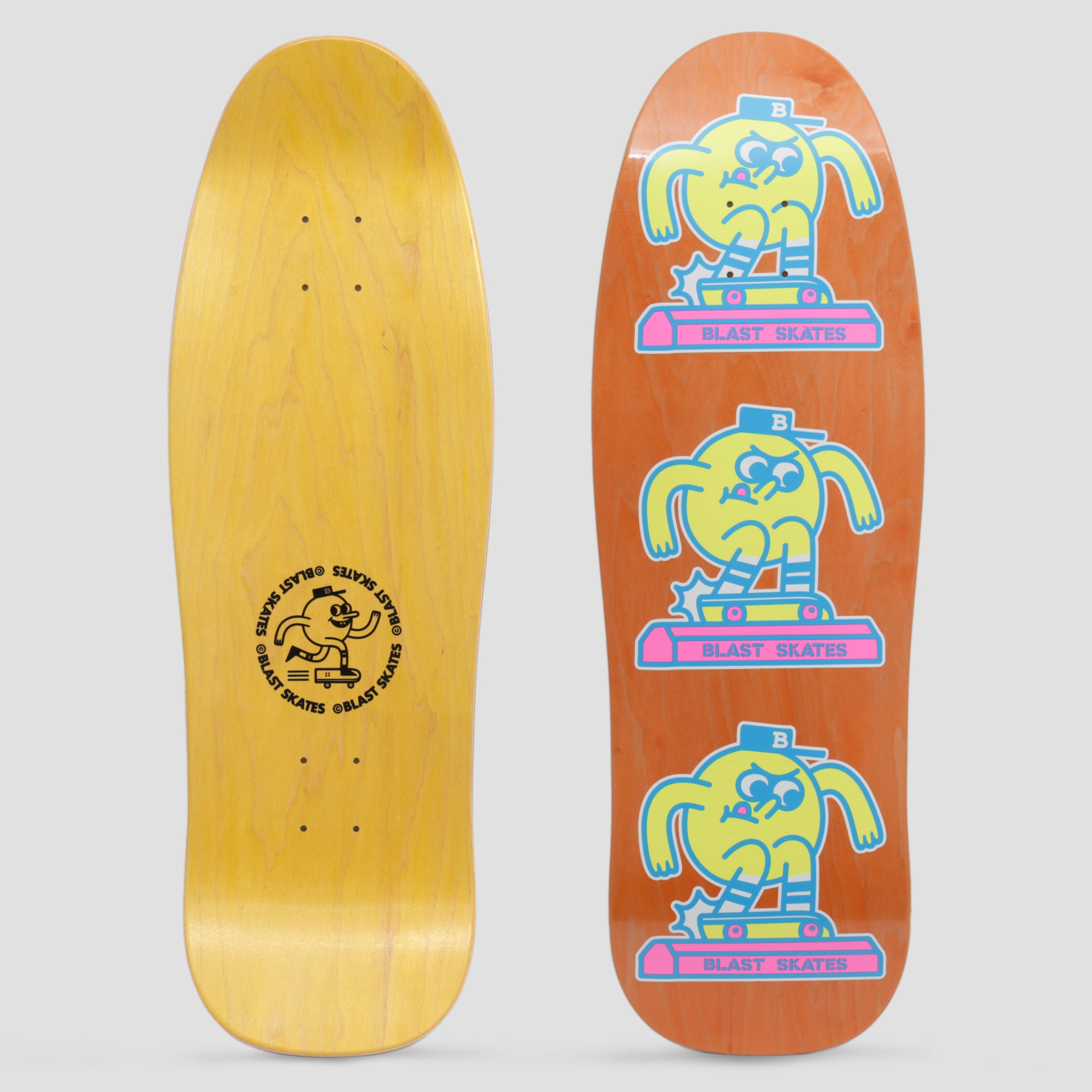 Planche Skateboard Deck BLAST SKATES Forme 10" - Naturelle - DIY - Neuf
