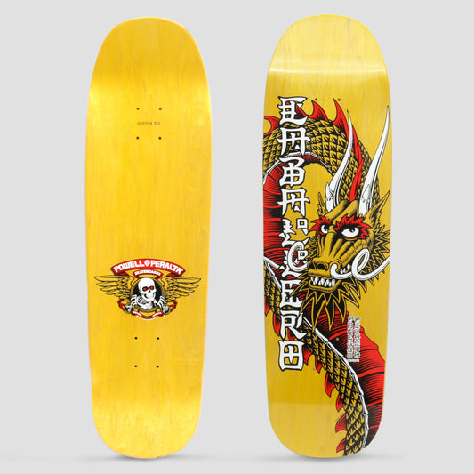 Powell Peralta 9.265 Steve Caballero Ban This Dragon Reissue Skateboard Deck Yellow