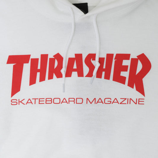 Thrasher Skate Mag Hood White / Red