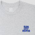 Load image into Gallery viewer, Slam City Skates Classic Scale Logo T-Shirt Ash Heather

