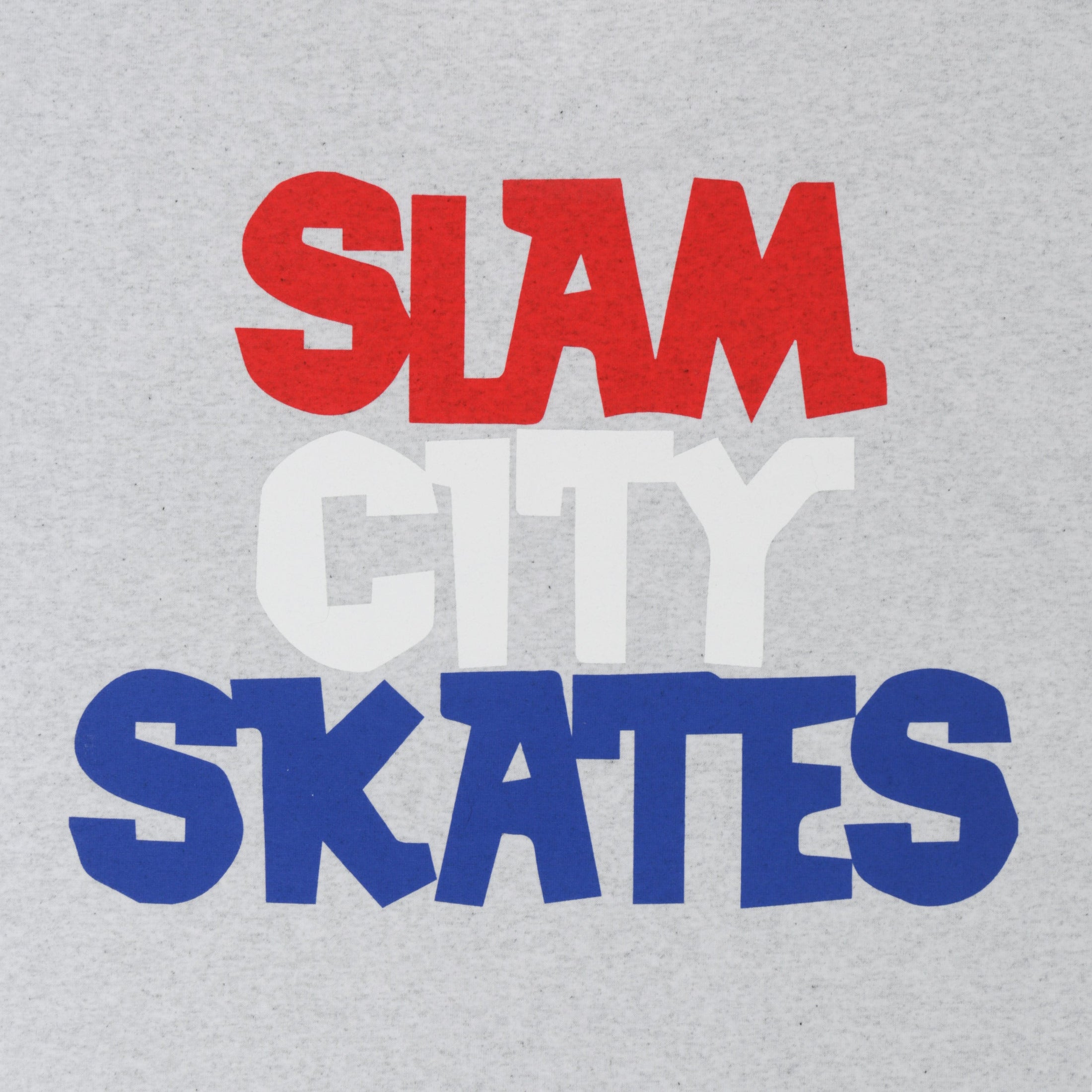 Slam City Skates Classic Scale Logo T-Shirt Ash Heather
