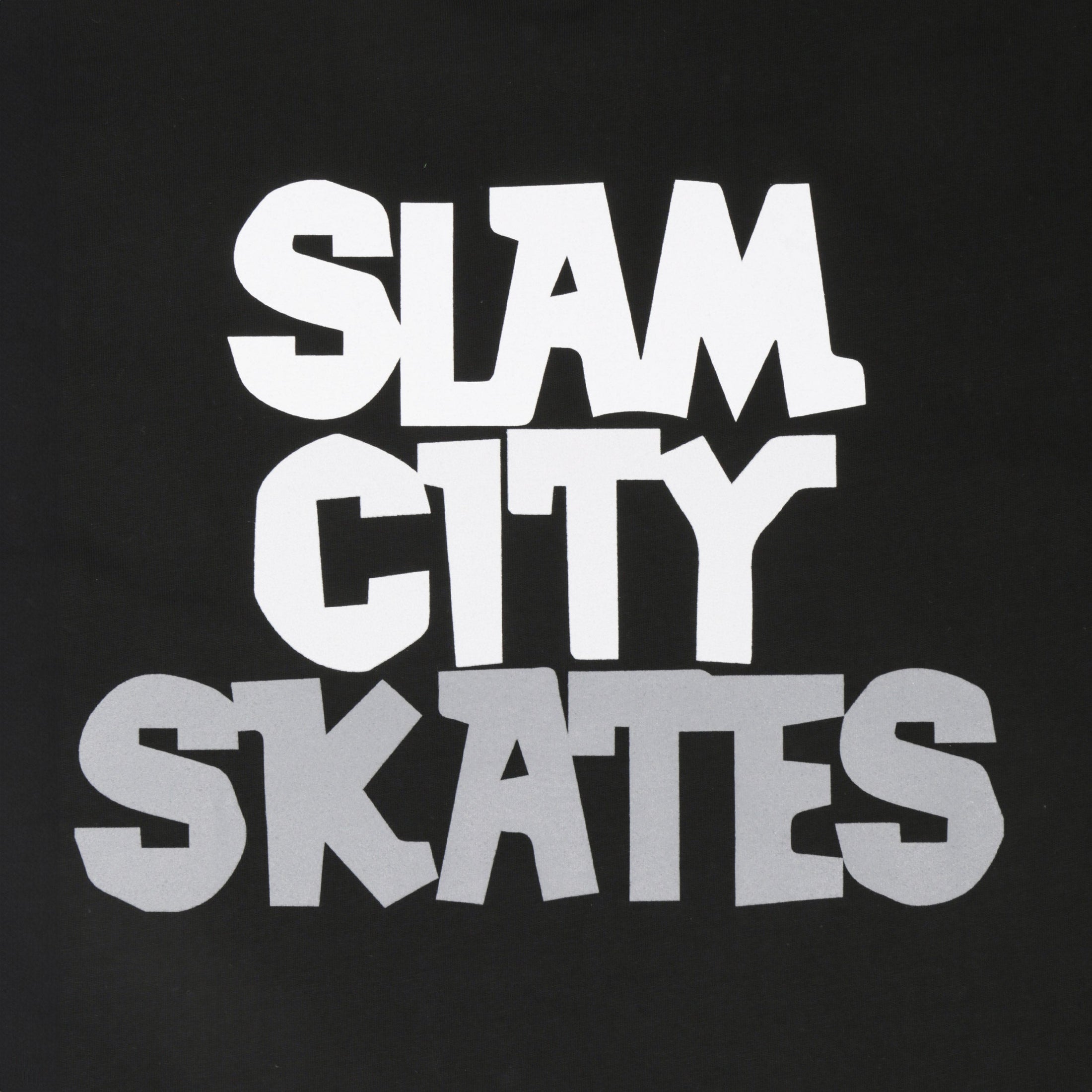 Slam City Skates Classic Scale Logo T-Shirt Black