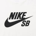 Load image into Gallery viewer, Nike SB Large Logo T-Shirt White / Black
