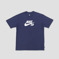 Load image into Gallery viewer, Nike SB Large Logo T-Shirt Midnight Navy

