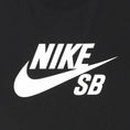 Load image into Gallery viewer, Nike SB Large Logo T-Shirt Black / White
