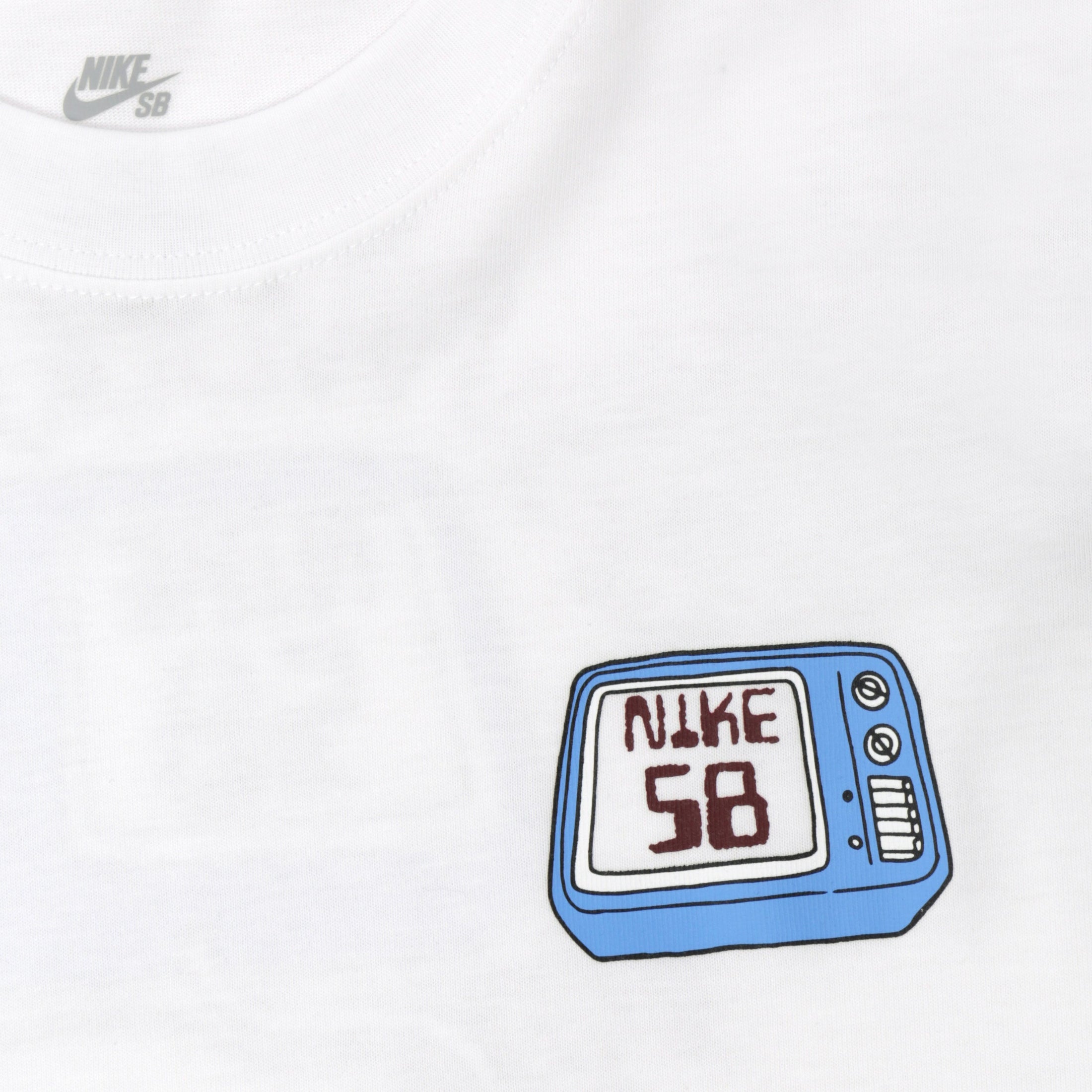 Nike SB Max90 Brainwash Long Sleeve T-Shirt White