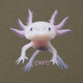Load image into Gallery viewer, Atlantic Drift Axolotl T-Shirt Olive
