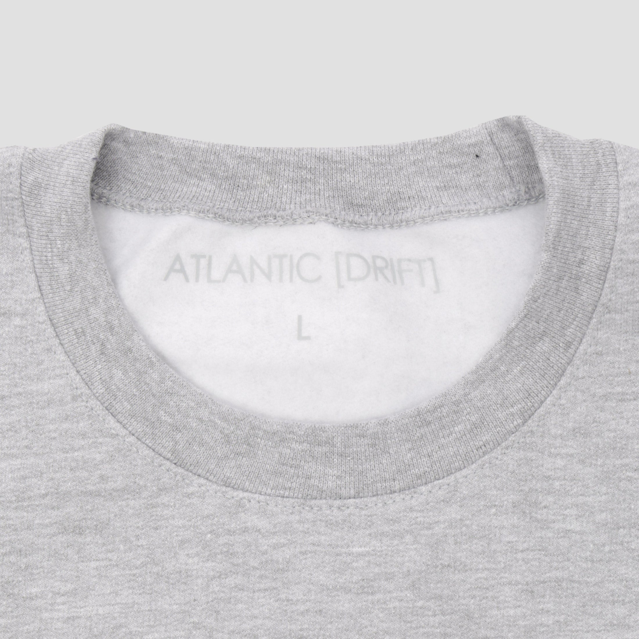 Atlantic Drift Embroidered Jelly Crew Grey
