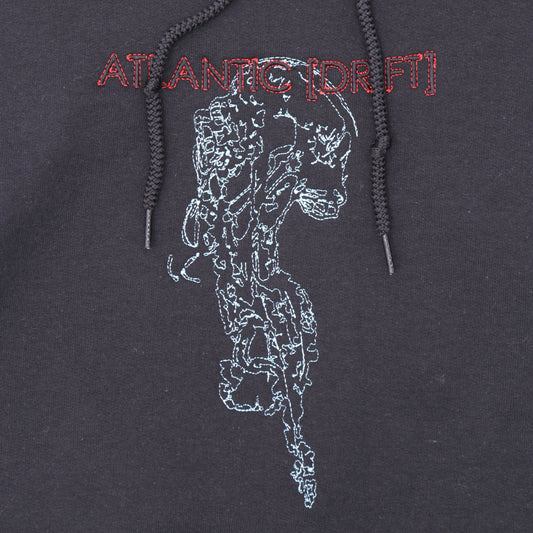 Atlantic Drift Embroidered Jelly Hood Black