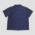 Load image into Gallery viewer, Nike SB Shortsleeve Bowling Button Up Shirt AOP Midnight Navy
