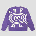 Load image into Gallery viewer, Always Run @Sun Knitted Sweater Purple
