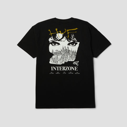 HUF Interzone T-Shirt Black