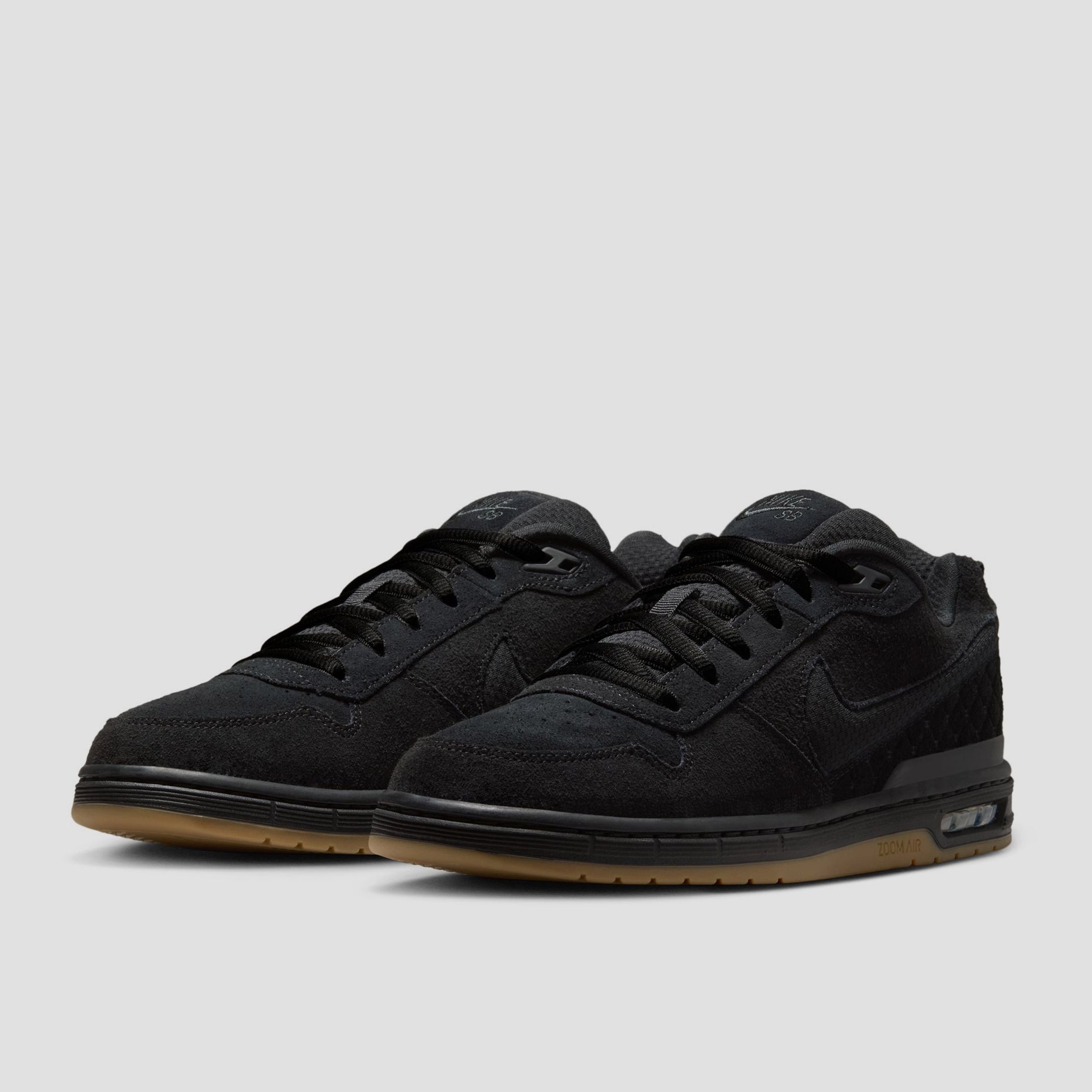 Nike SB Zoom Air Paul Rodriguez Low Skate Shoes Black / Gum / Light Brown