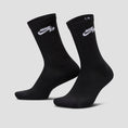 Load image into Gallery viewer, Nike SB Everyday Elevated Crew Socks 3 Pairs Black
