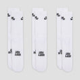 Load image into Gallery viewer, Nike SB Everyday Elevated Crew Socks 3 Pairs White
