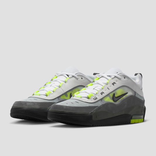 Nike SB Air Max Ishod Skate Shoes Black / Neon Yellow / Anthracite / Light Graphite