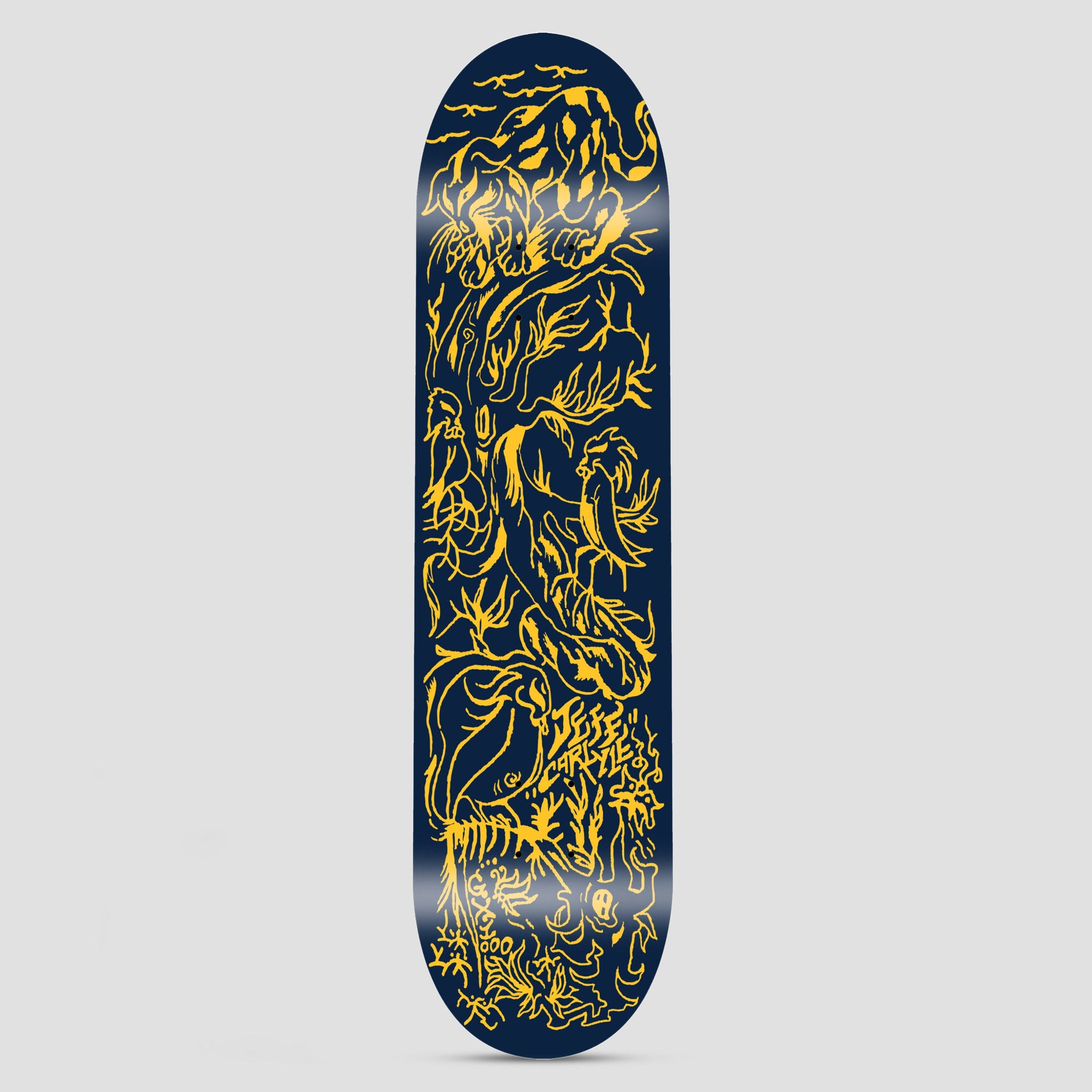 GX1000 8.125 Jeff Carlyle Caught in Contentment Skateboard Deck