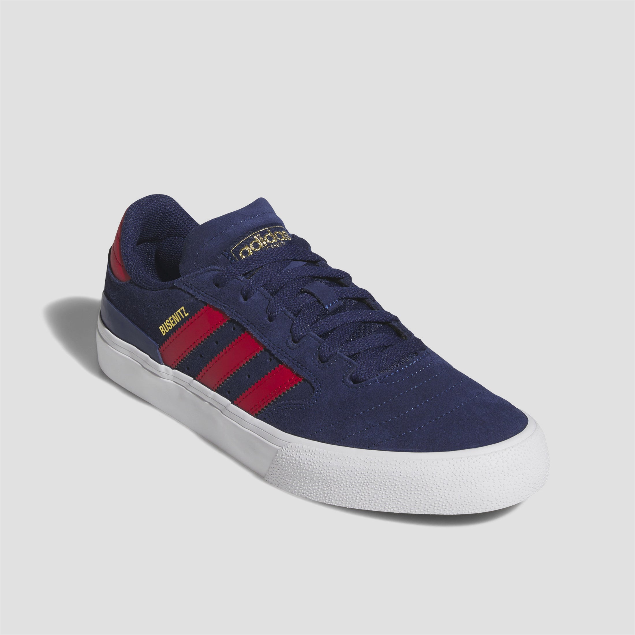 Adidas Busenitz Vulc II Skate Shoes Dark Blue Better Scarlet
