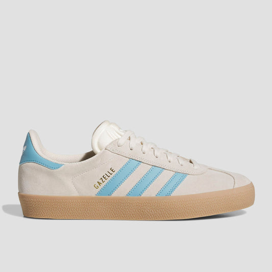 adidas Gazelle ADV Skate Shoes Wonder White / Preloved Blue / Gum