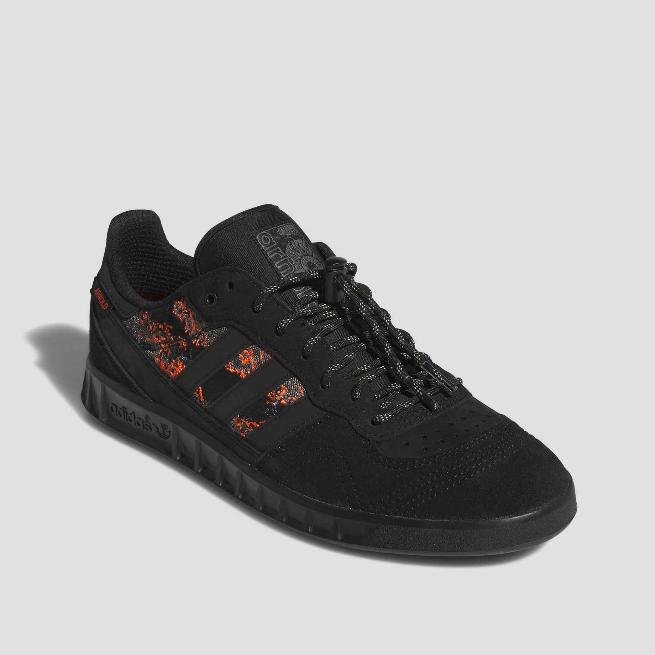 Adidas x Mike Arnold Handball Top Skate Shoes Core Black / Core Black / Semi Impact Orange