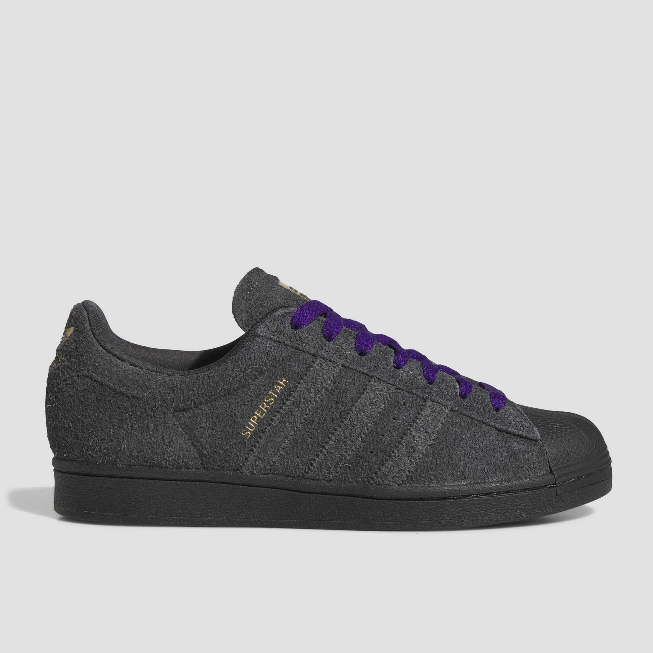 adidas Superstar ADV Skate Shoes Carbon / Carbon / Purple