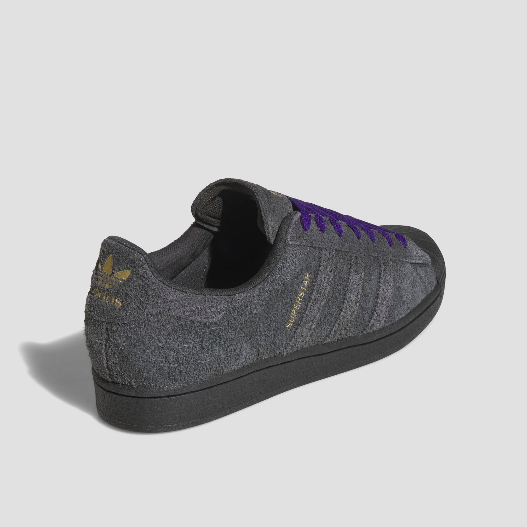 adidas Superstar ADV Skate Shoes Carbon / Carbon / Purple