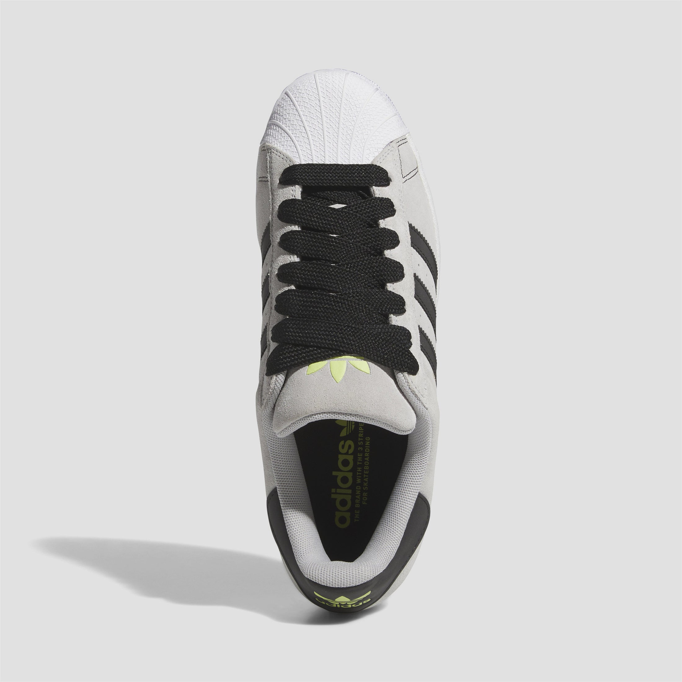 Adidas Superstar ADV Skate Shoes Grey Two Core Black Gold