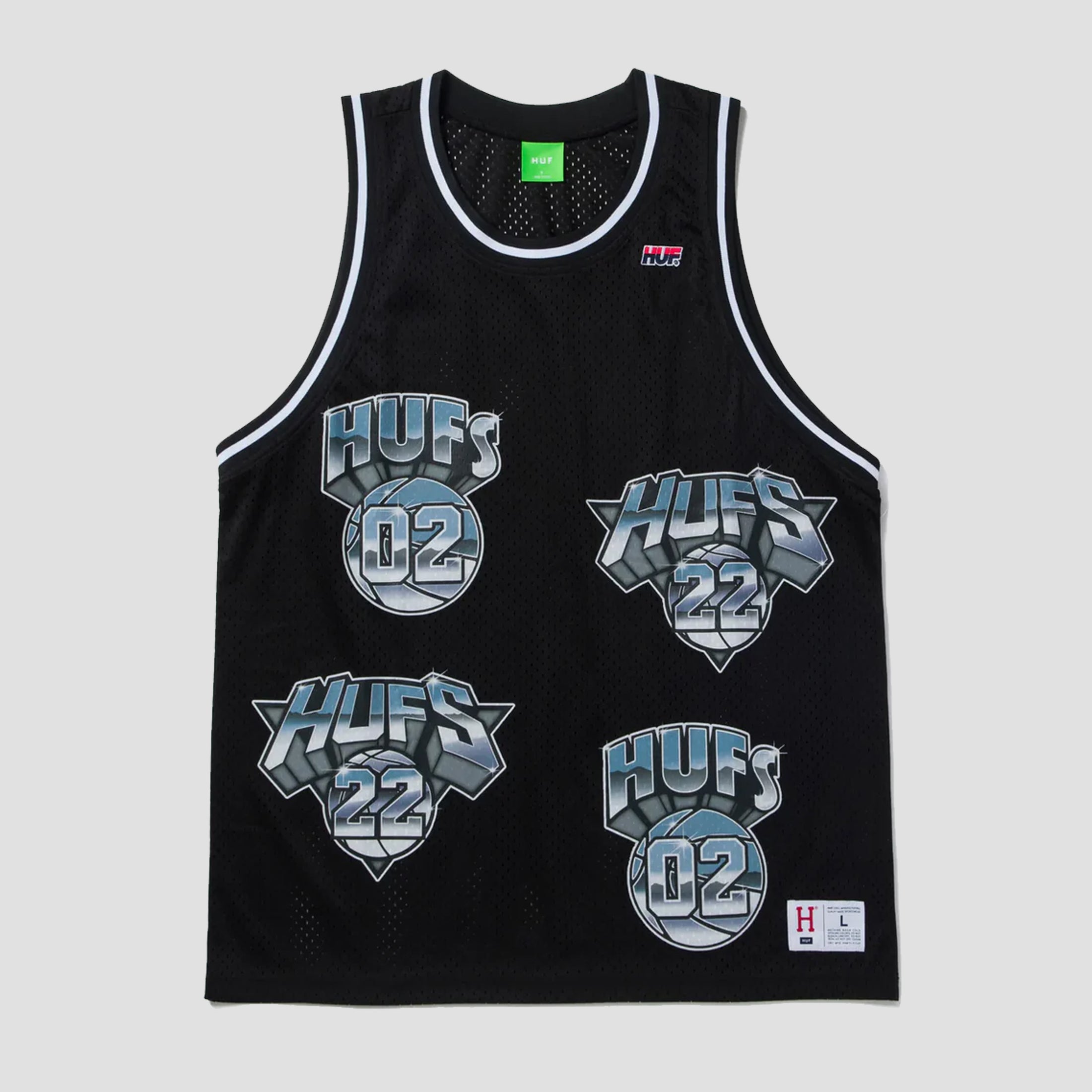HUF Basketball Jersey Black