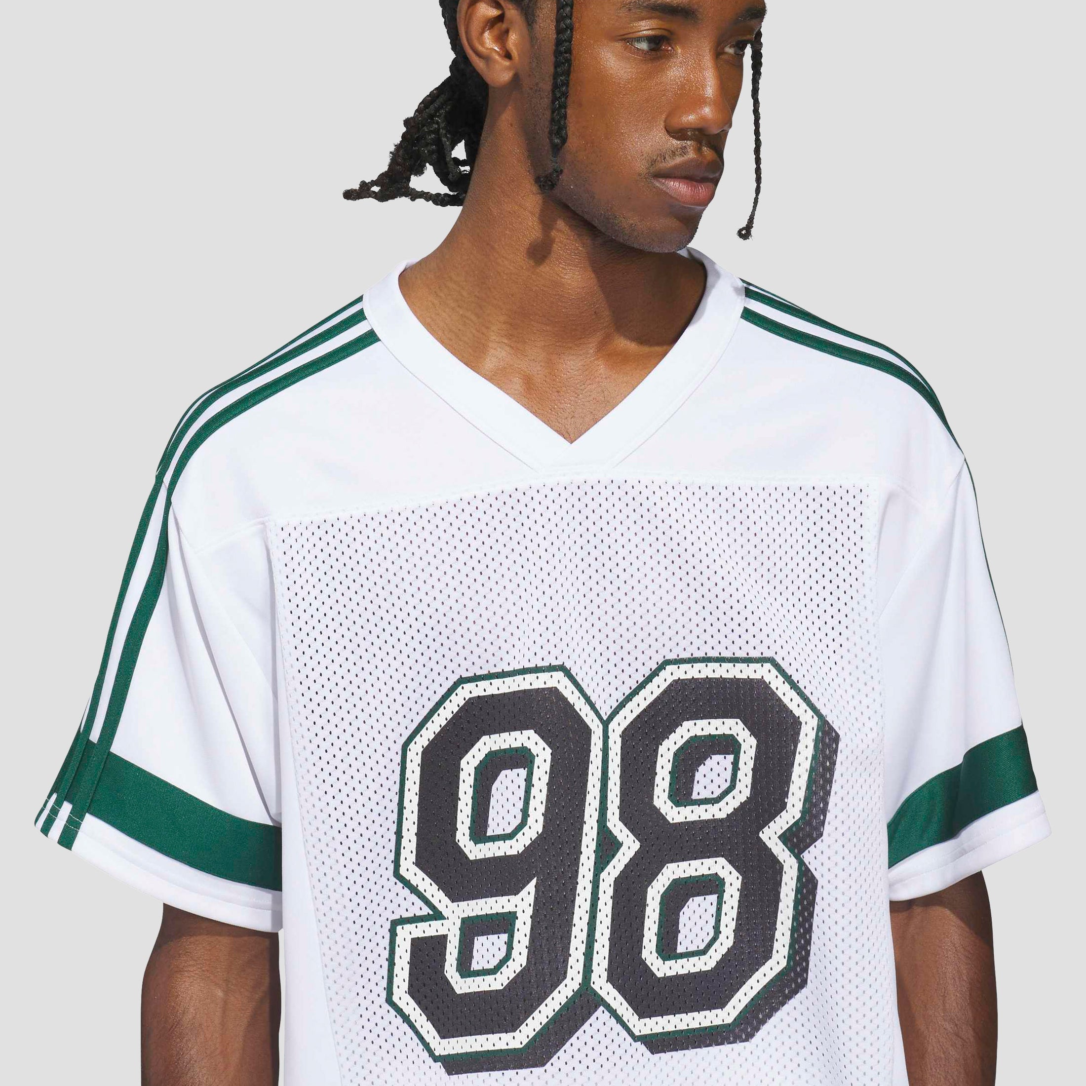 Adidas Tyshawn Jersey White / Ice Mauve / Core Green
