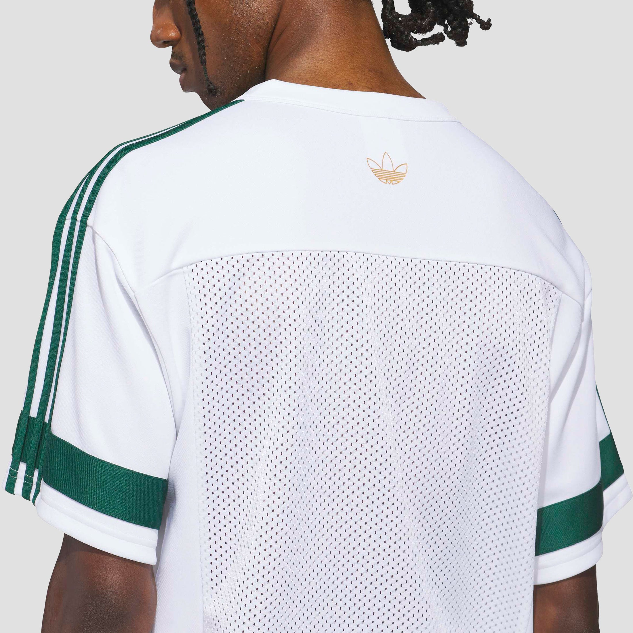 Adidas Tyshawn Jersey White / Ice Mauve / Core Green