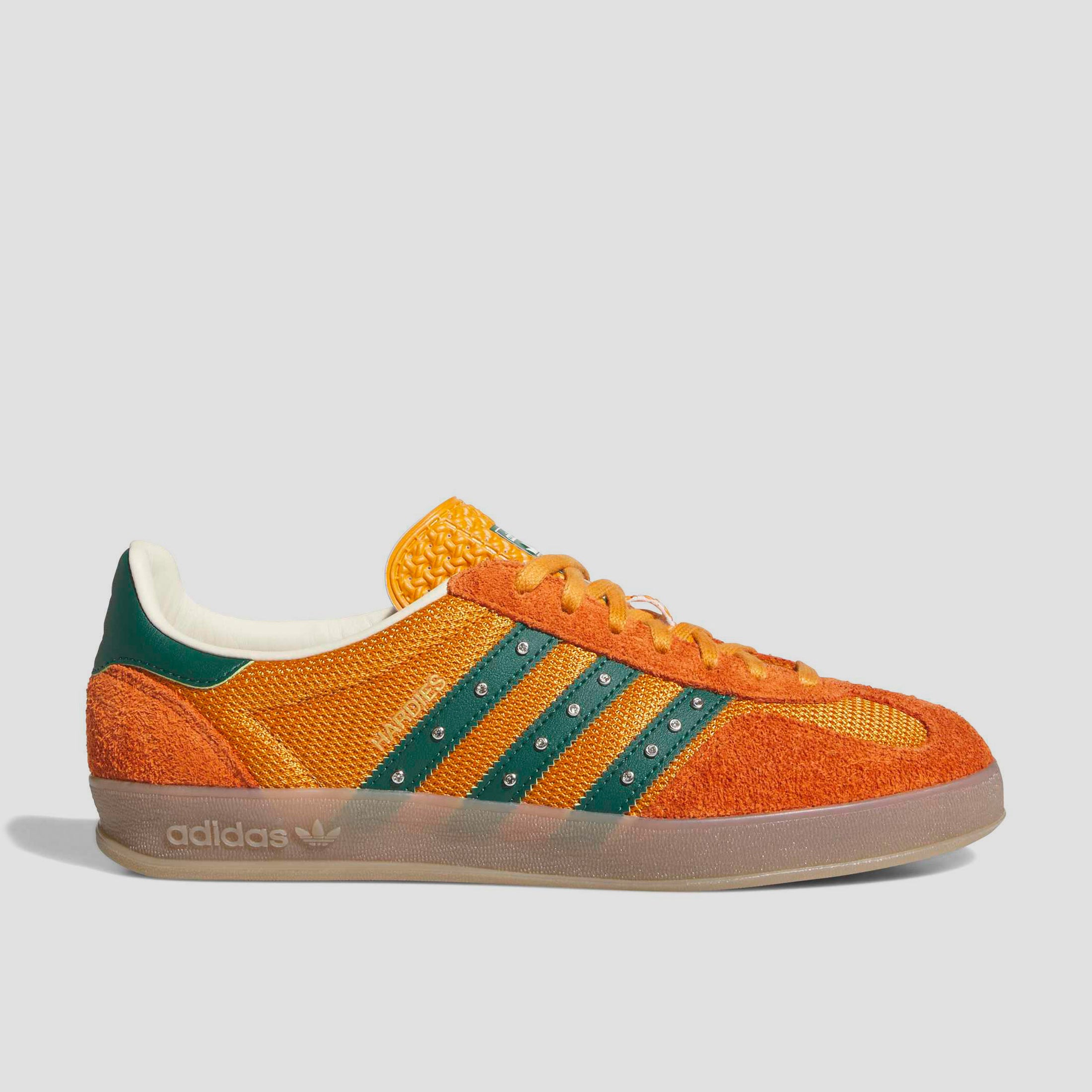Adidas X Hardies Gazelle Skate Shoes Rustic Orange / Collegiate Green / Gum 5