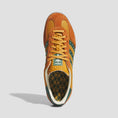 Load image into Gallery viewer, Adidas X Hardies Gazelle Skate Shoes Rustic Orange / Collegiate Green / Gum 5
