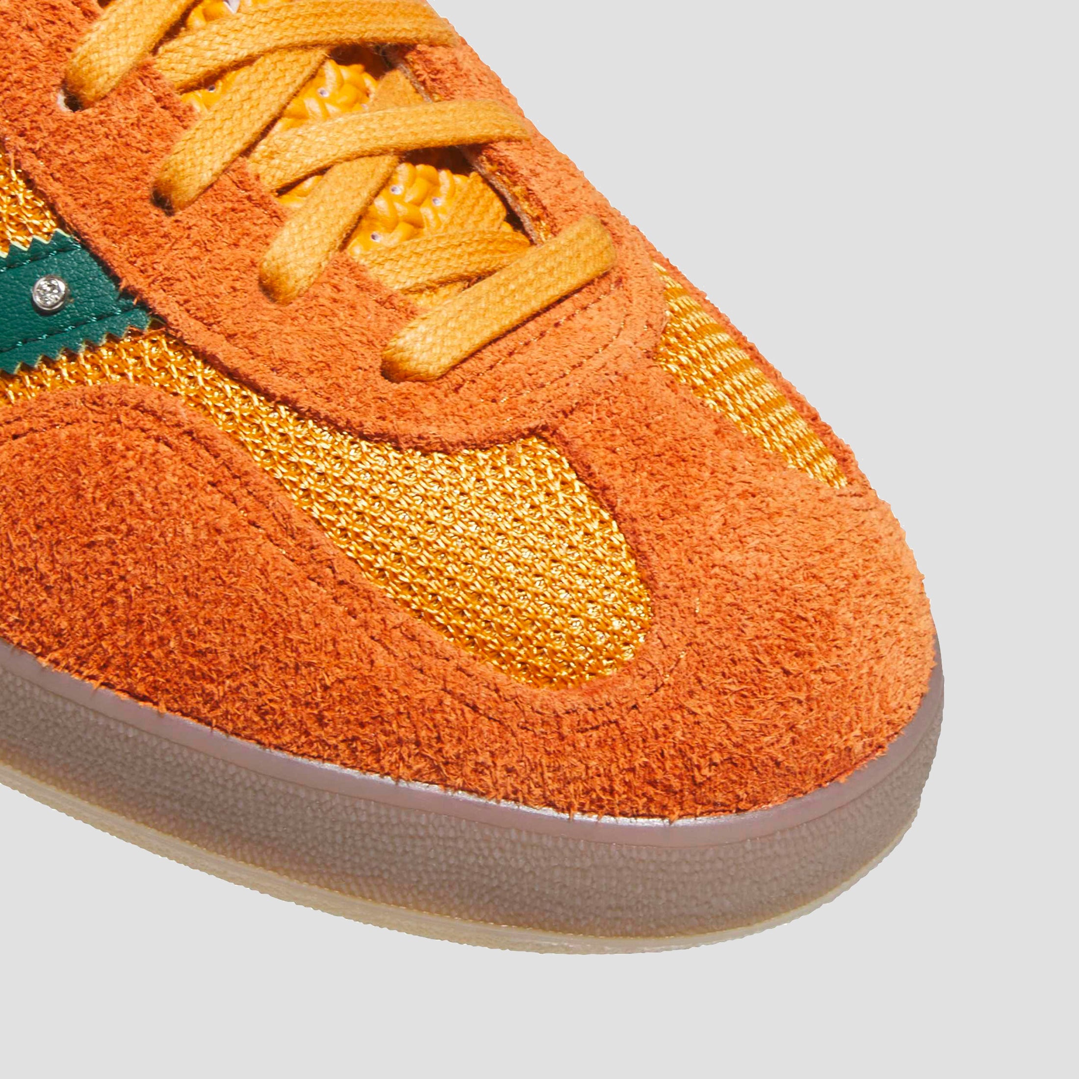 Adidas X Hardies Gazelle Skate Shoes Rustic Orange / Collegiate Green / Gum 5