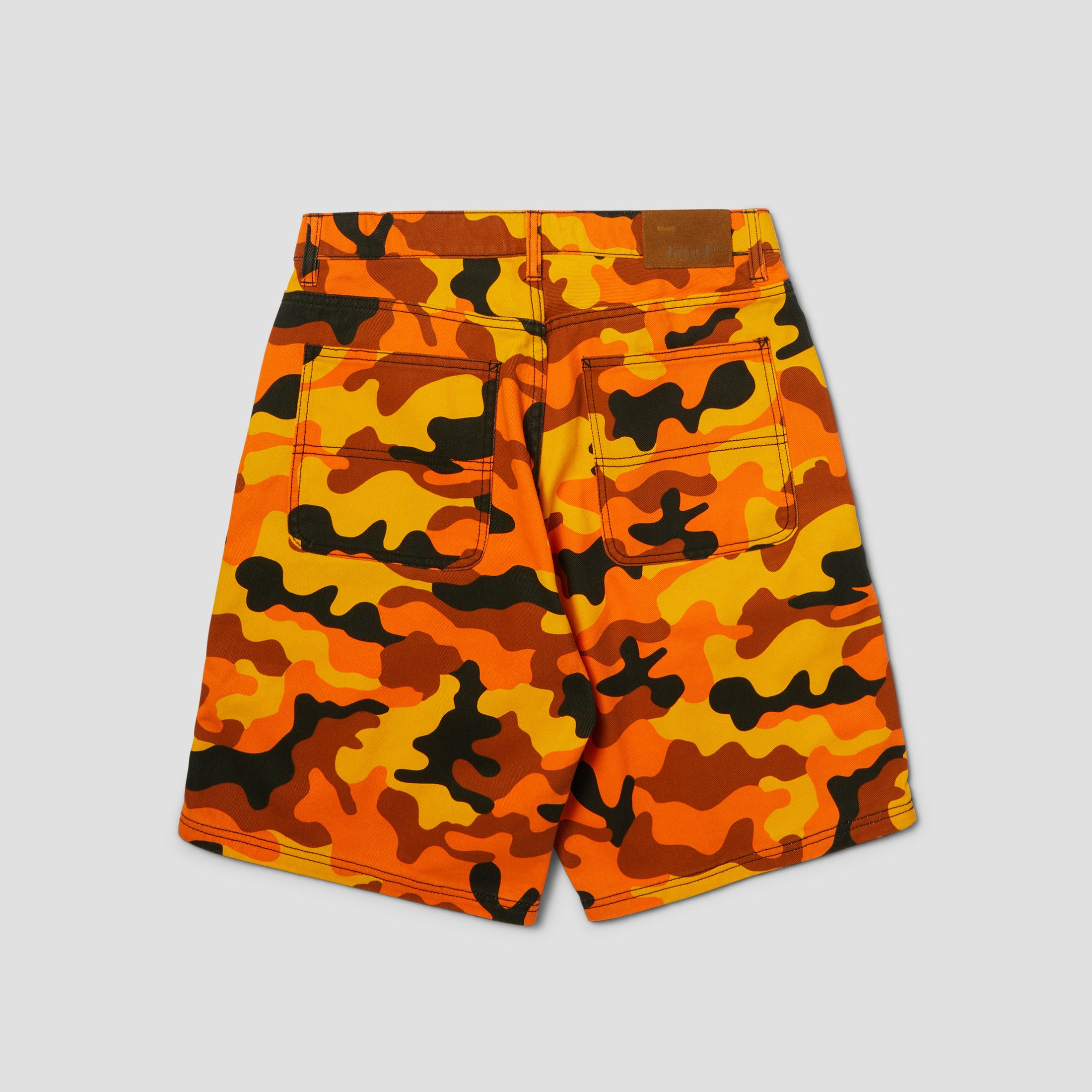 HUF Kinda Loose Double Knee Camo Short Lava