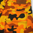 Load image into Gallery viewer, HUF Kinda Loose Double Knee Camo Short Lava
