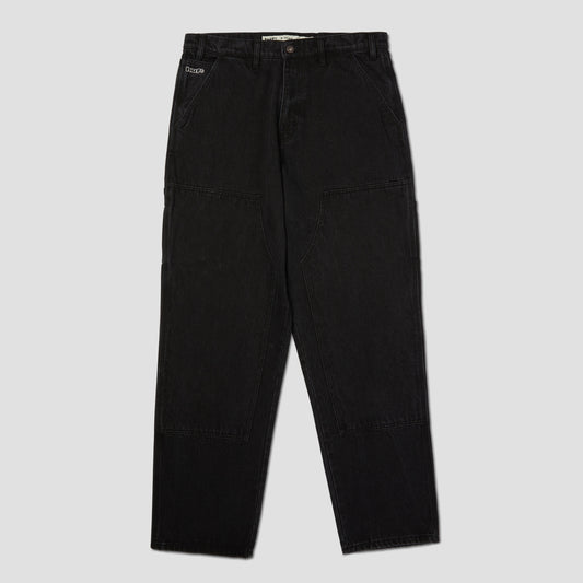 HUF Kinda Loose Double Knees Faded Black