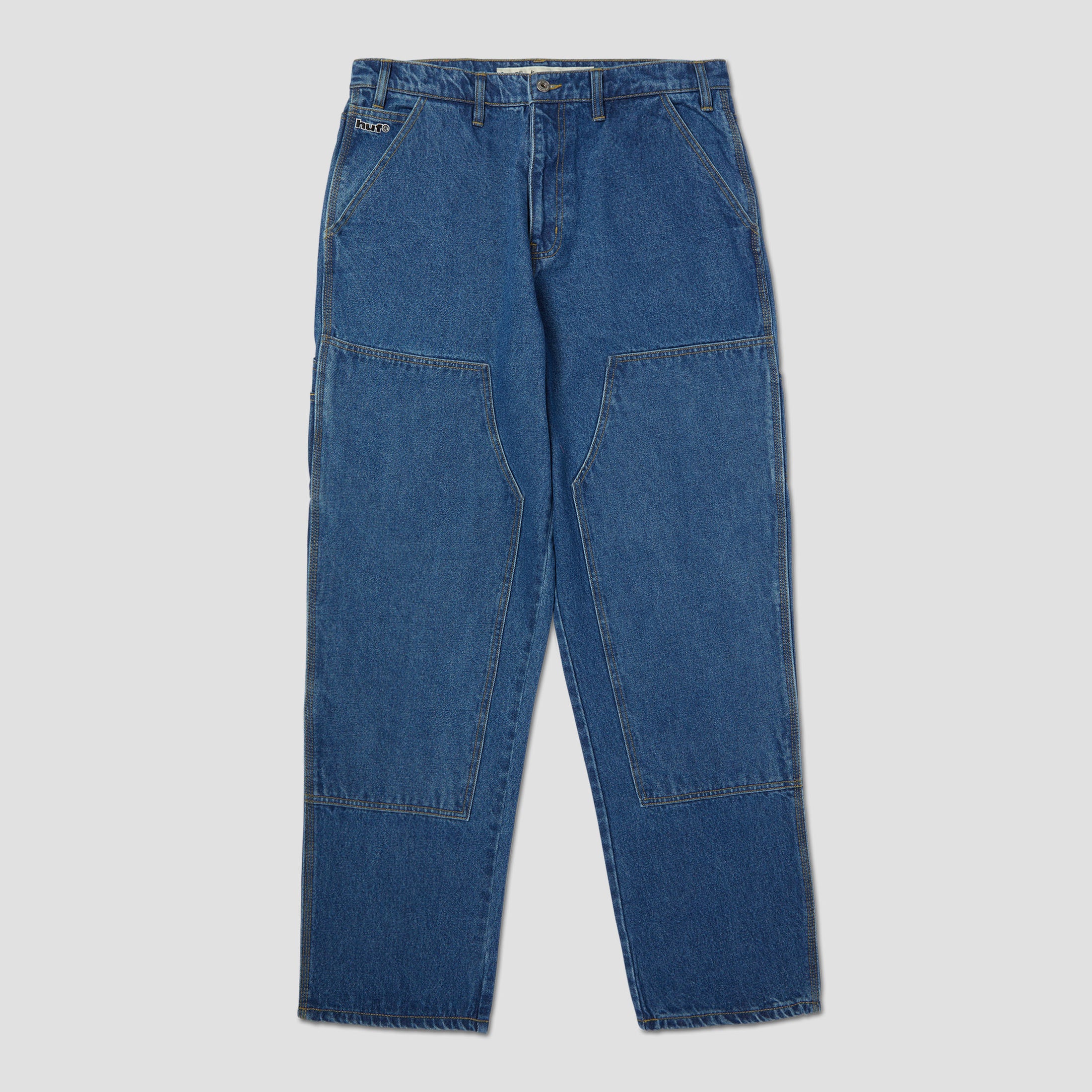 HUF Kinda Loose Double Knees Stone Wash Indigo
