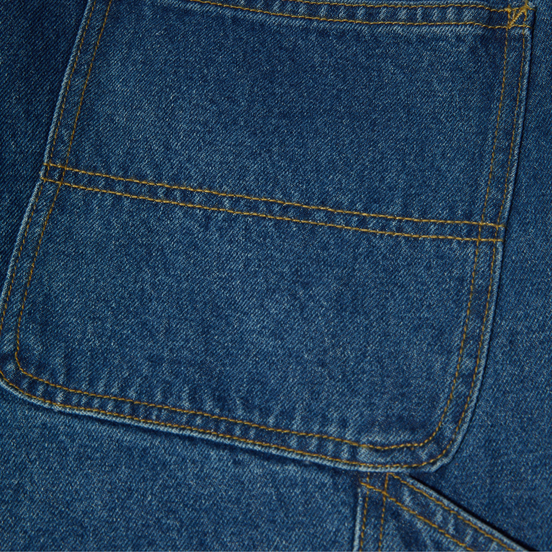 HUF Kinda Loose Double Knees Stone Wash Indigo