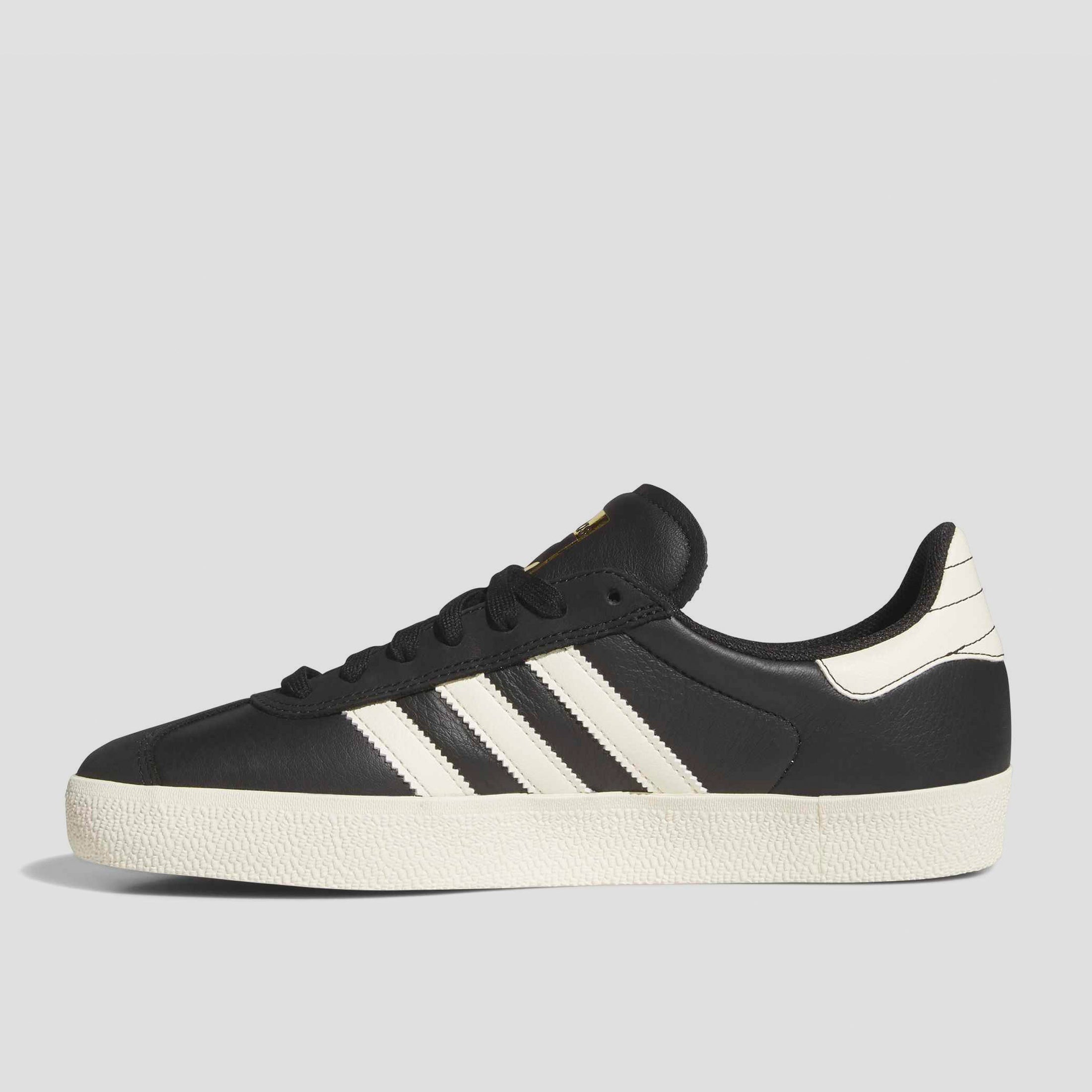 Adidas Gazelle ADV Skate Shoes Core Black / Core White / Gold