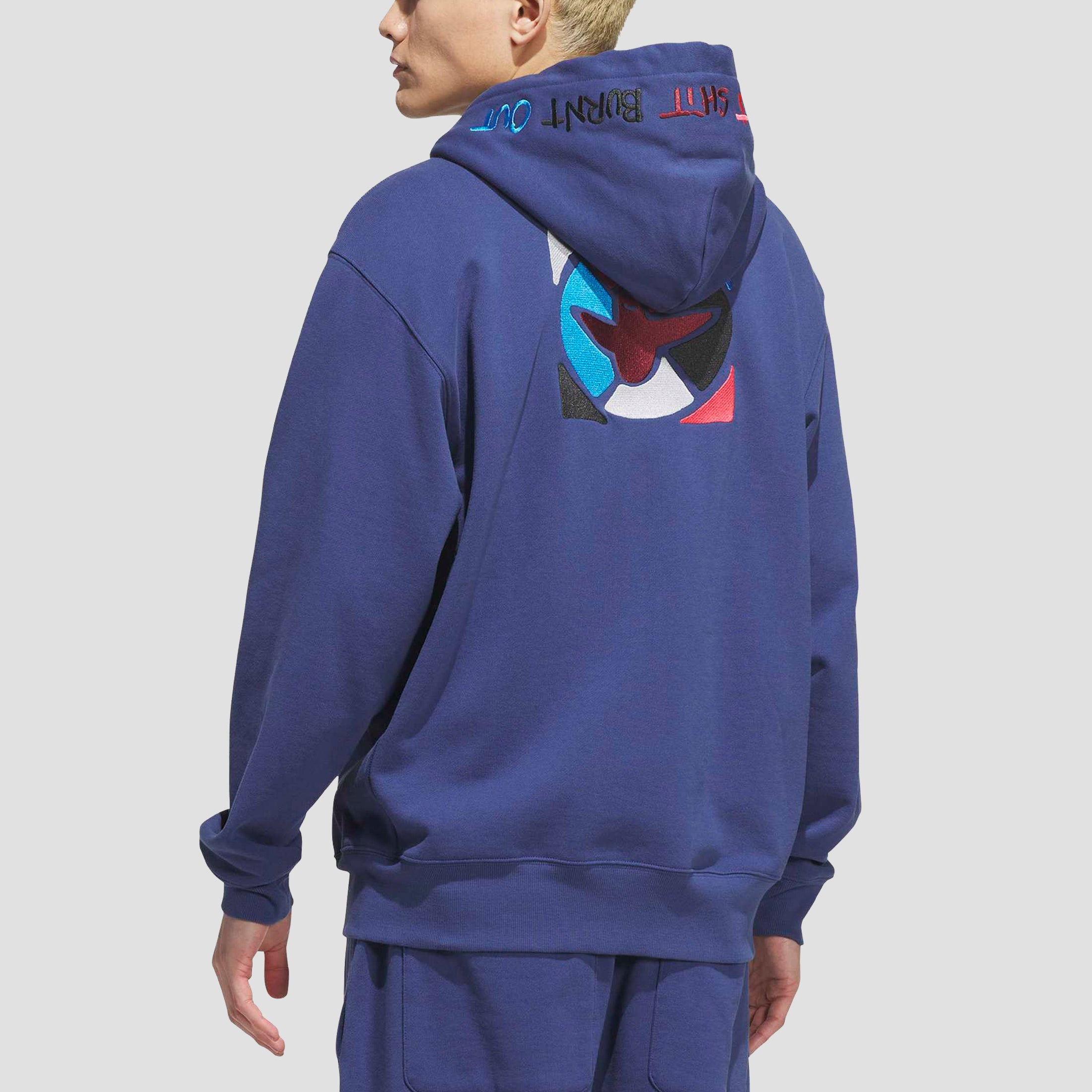 Adidas Skateboarding x Mark Gonzales Graphic Hoodie Muted Purple